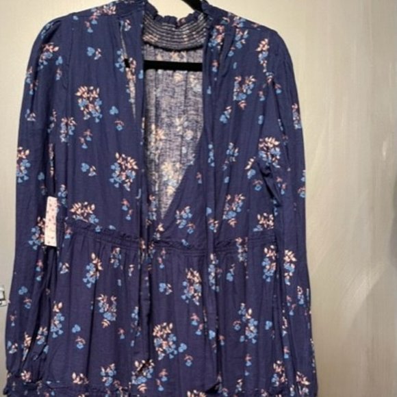 Free People Petit Fours boho babydoll mini Dress - Picture 7 of 14